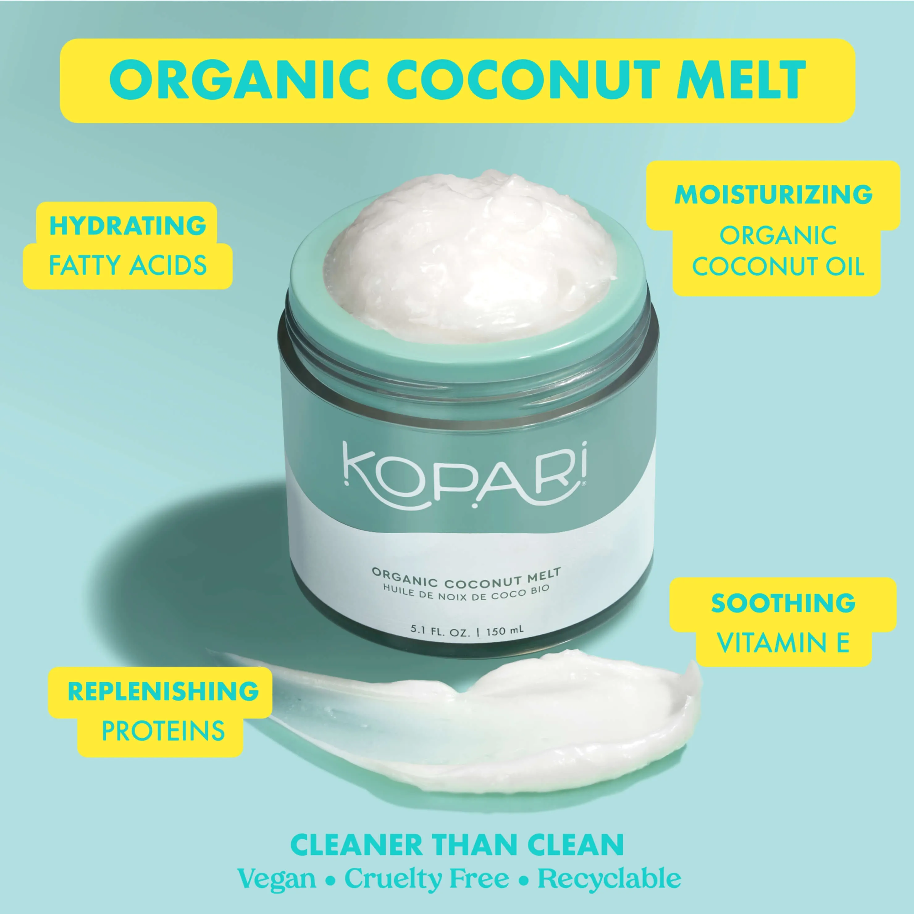 100% Organic Coconut Melt Refill