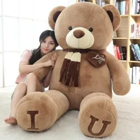 180cm “I Love You” Teddy Bear Plush Toy Hugging Pillow