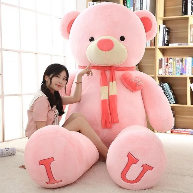 180cm “I Love You” Teddy Bear Plush Toy Hugging Pillow