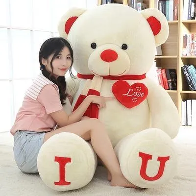 180cm “I Love You” Teddy Bear Plush Toy Hugging Pillow