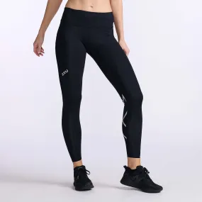 2XU | Women's Aero Mid-Rise Compression Tights - Black