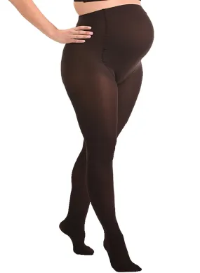 60Den Maternity Tights - Brown