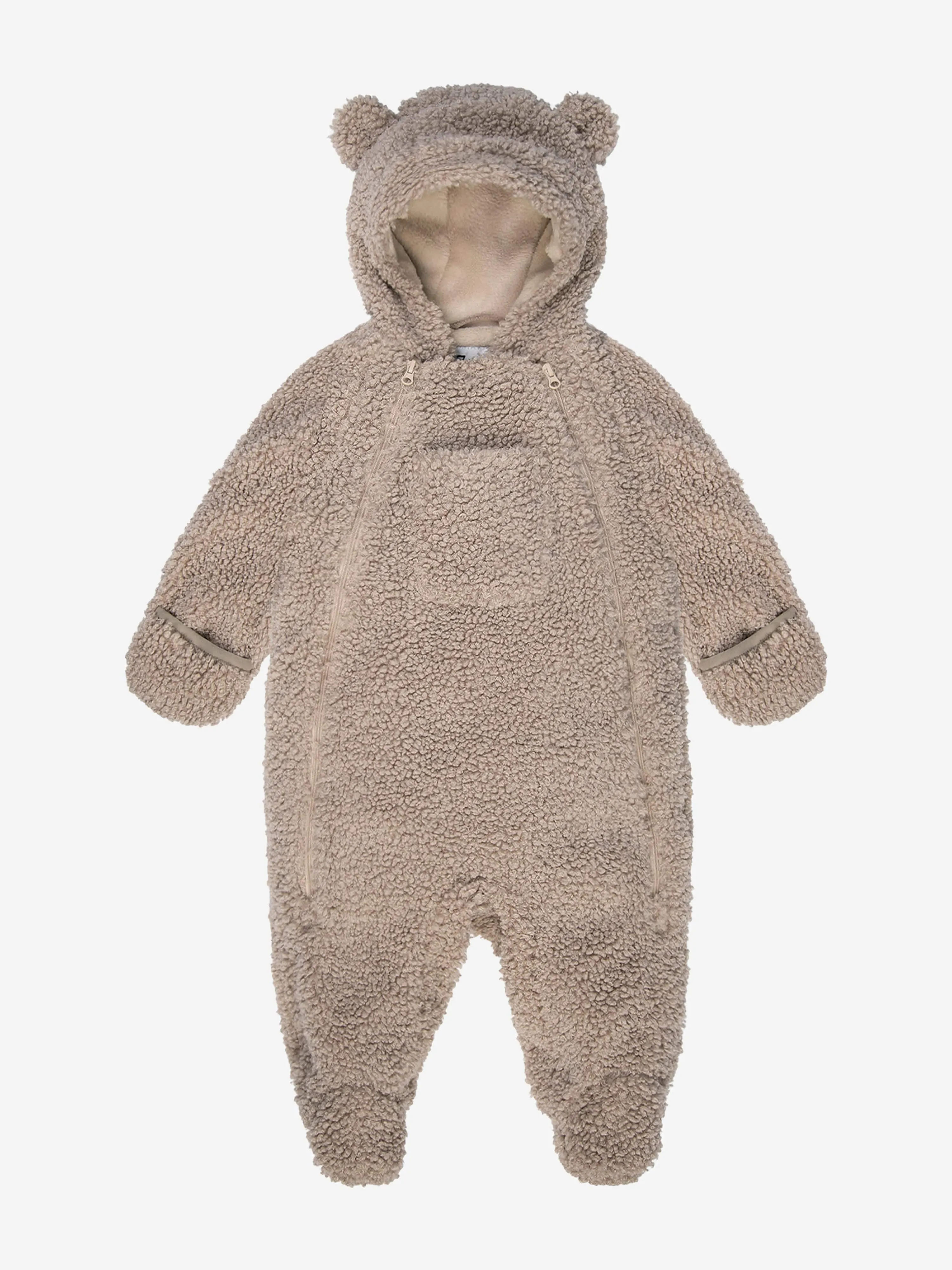 7AM Enfant Baby Snowsuit -Teddy in Beige