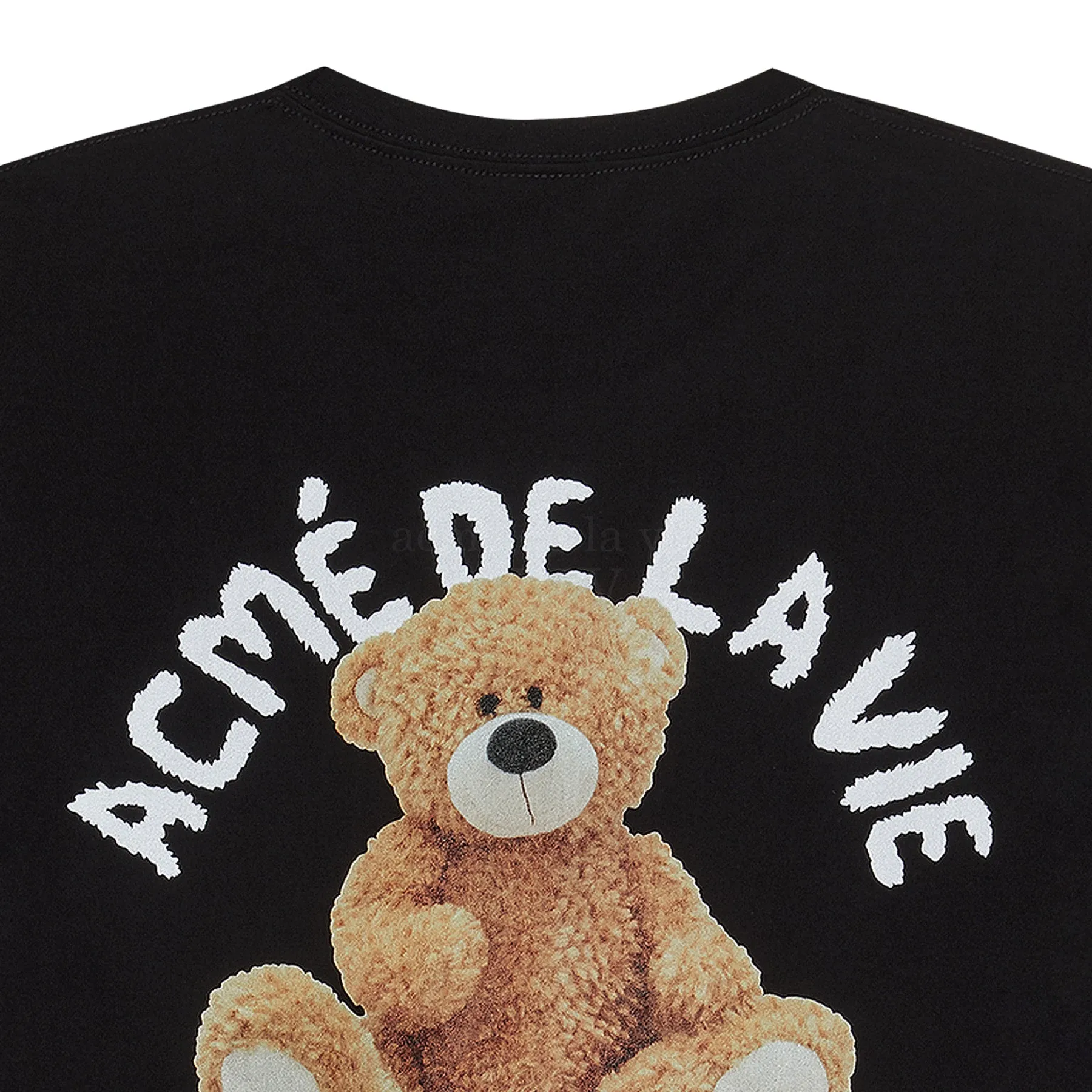 acmé de la vie (ADLV) Teddy Bear (Bear Doll) Short Sleeve T-Shirt Black