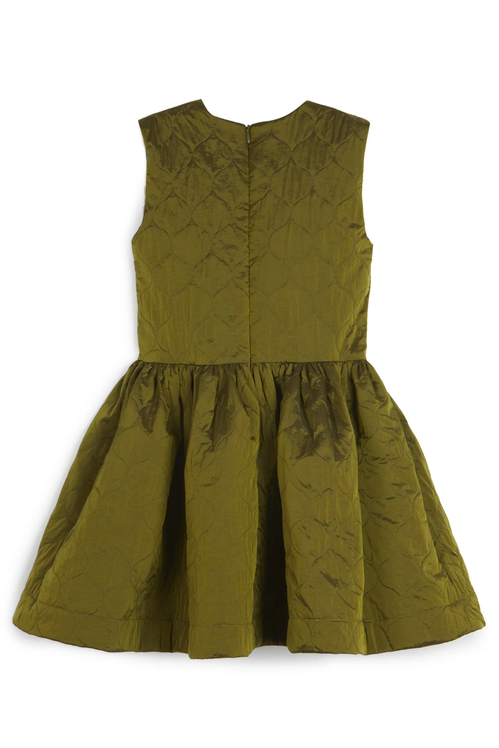 ADRIANA GREEN PADDED DRESS (3 piece set)