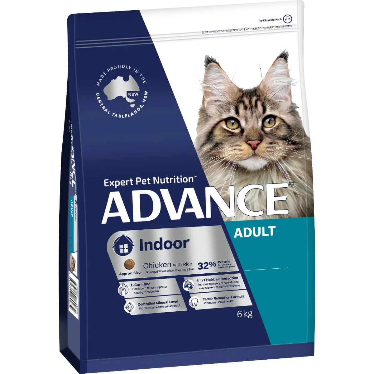 Advance Indoor Chicken and Rice Dry Cat Food