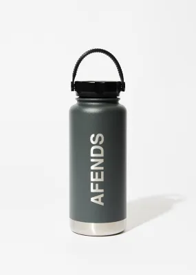 AFENDS Unisex Pargo x Afends - 950mL Insulated Water Bottle - BBQ Charcoal