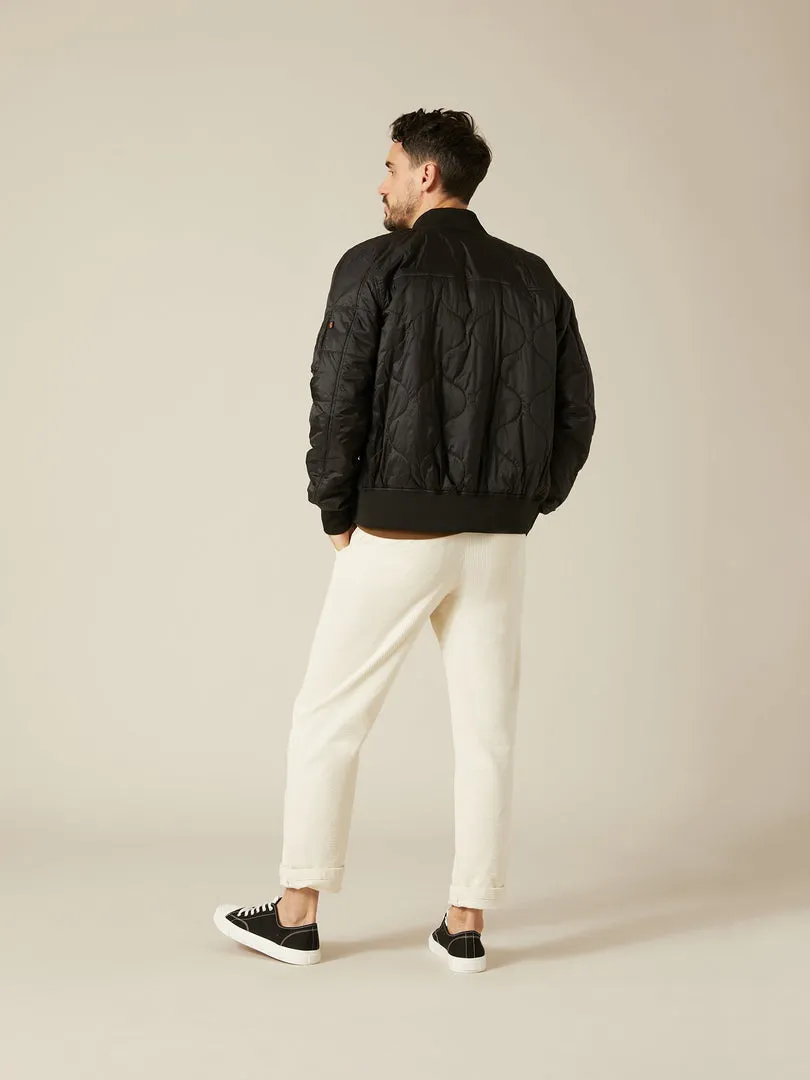 Alpha L-2B Quilted Bomber Jacket