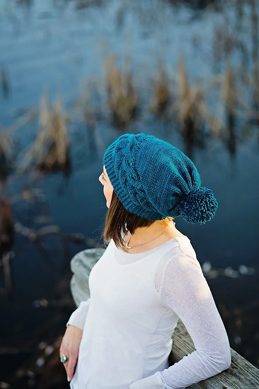 Alpine Trail Hat, Knitterella. Print Knitting Pattern