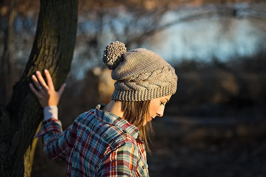 Alpine Trail Hat, Knitterella. Print Knitting Pattern