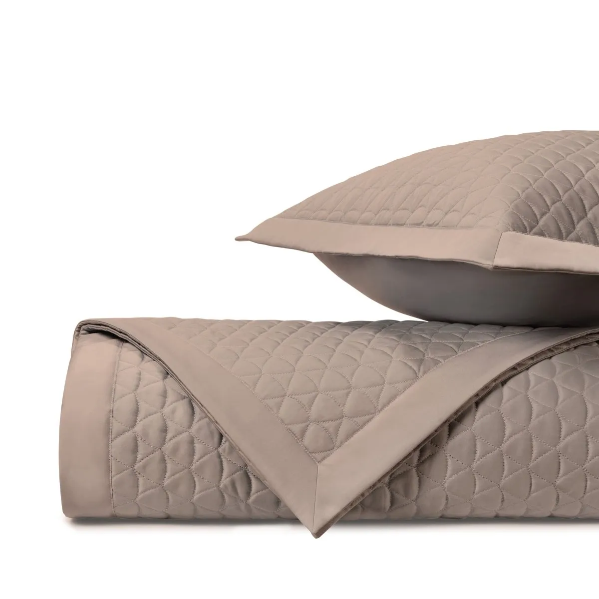 Anastasia Quilted Mist Gray by Home Treasures