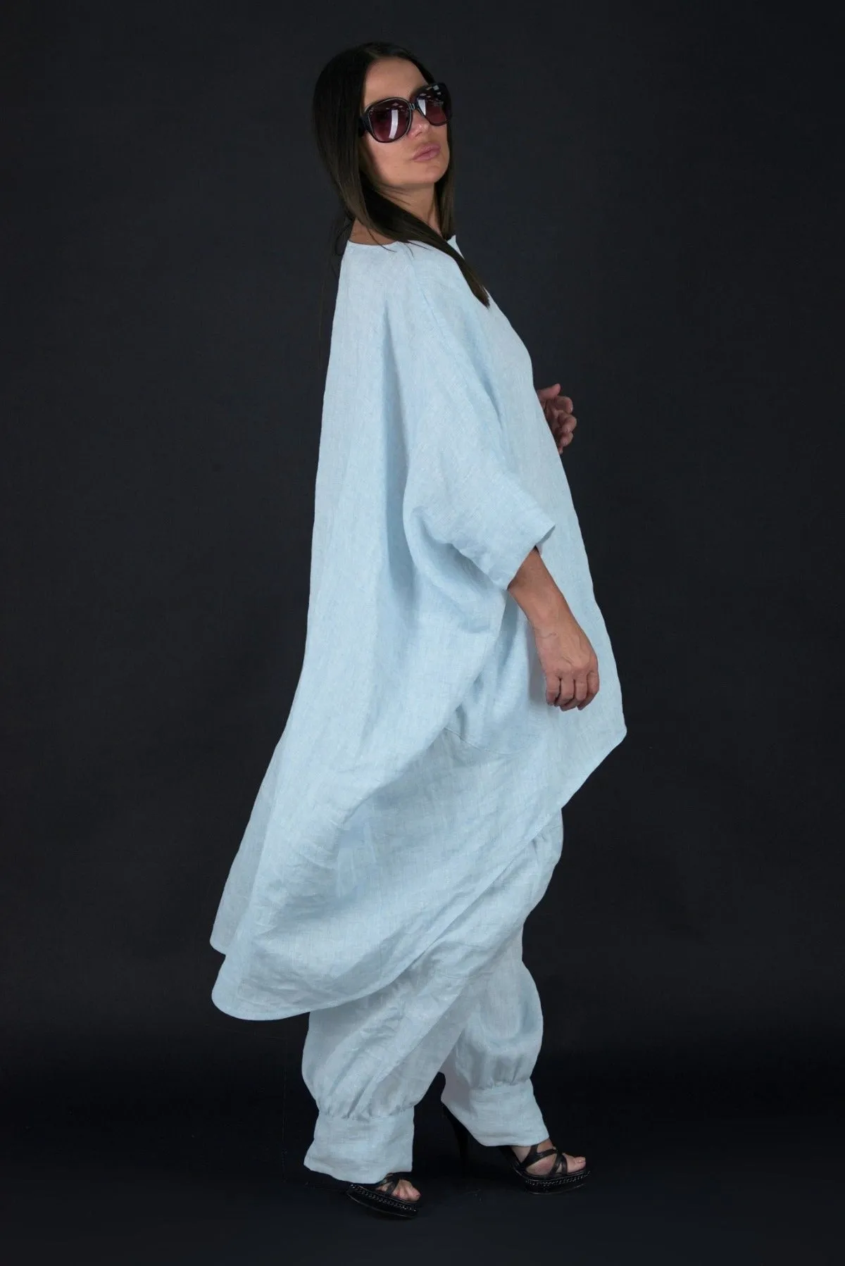 ANN Linen Maxi Tunic