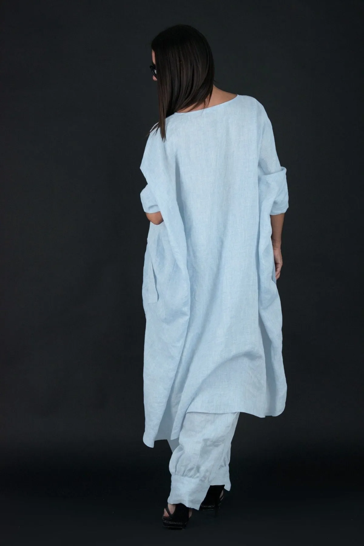 ANN Linen Maxi Tunic