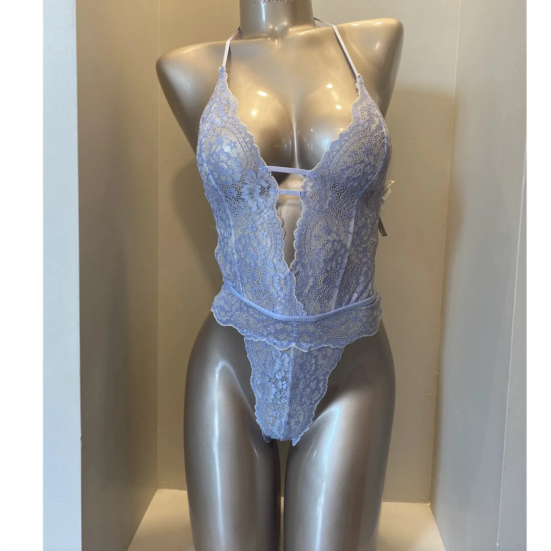 ANNABELLA Lace Teddy in Cloud Blue