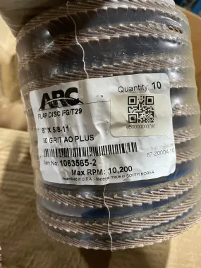 Arc Abrasives 1063565-2 Flap Disc FG/T29 - New Surplus