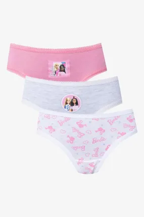 Barbie 3 Pack Bikini Panties Pink