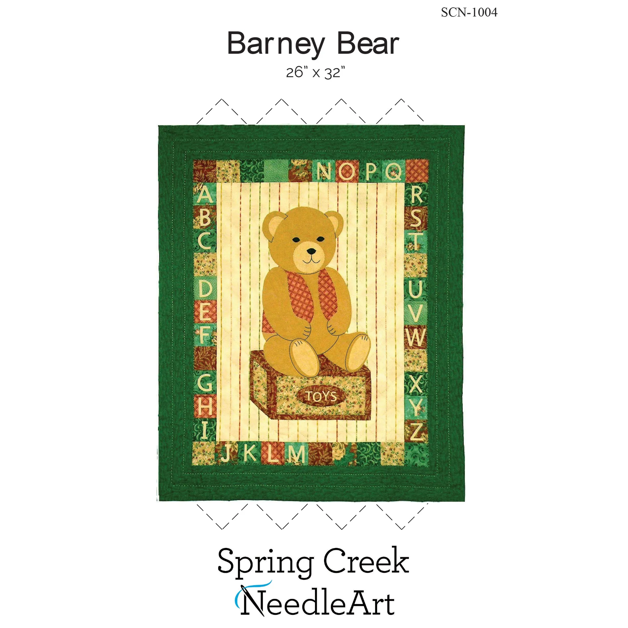 Barney Bear Quilt Pattern SCN-1004 - Paper Pattern