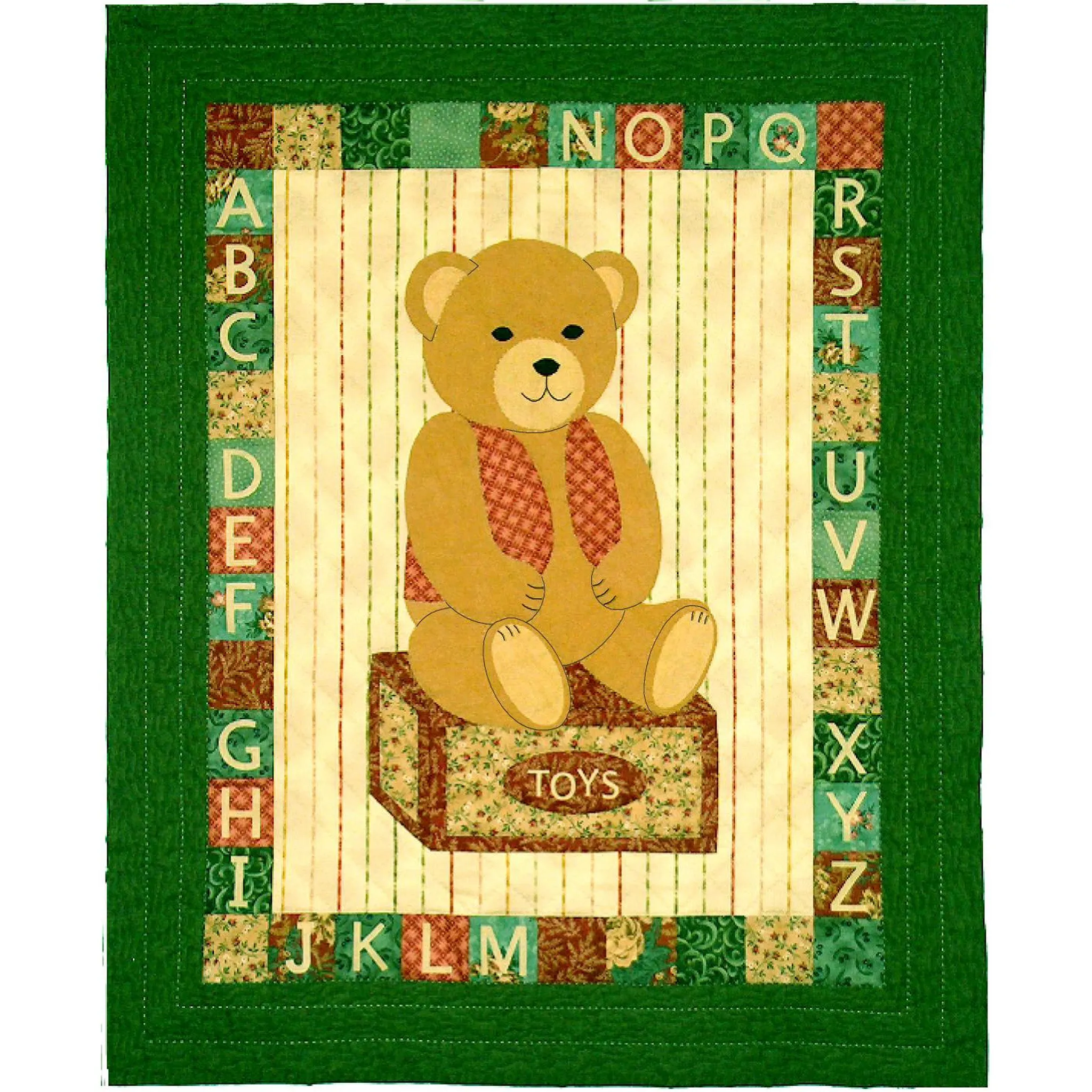 Barney Bear Quilt SCN-1004e - Downloadable Pattern