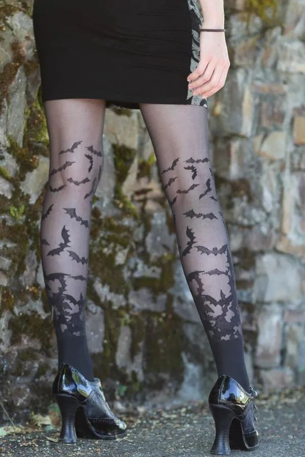 Bat Wing Sheer Tights