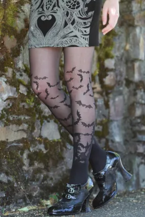 Bat Wing Sheer Tights