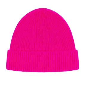 Beanie in Neon Pink