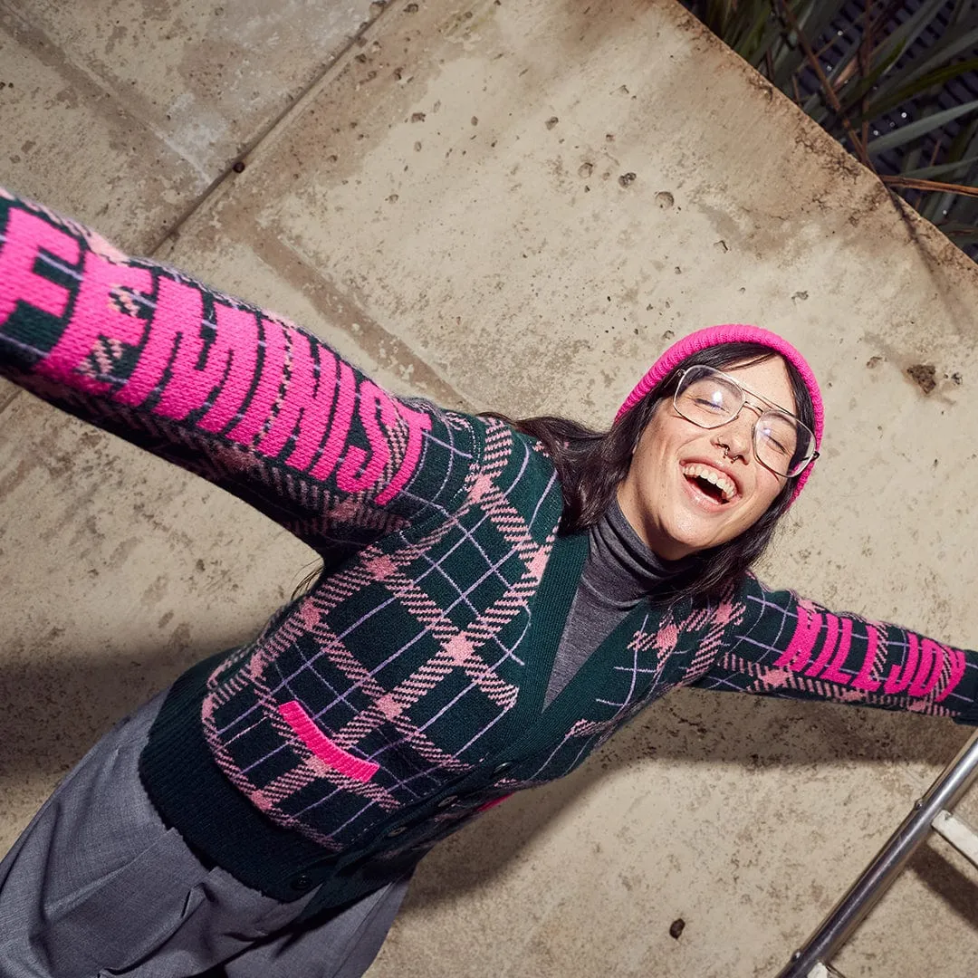 Beanie in Neon Pink