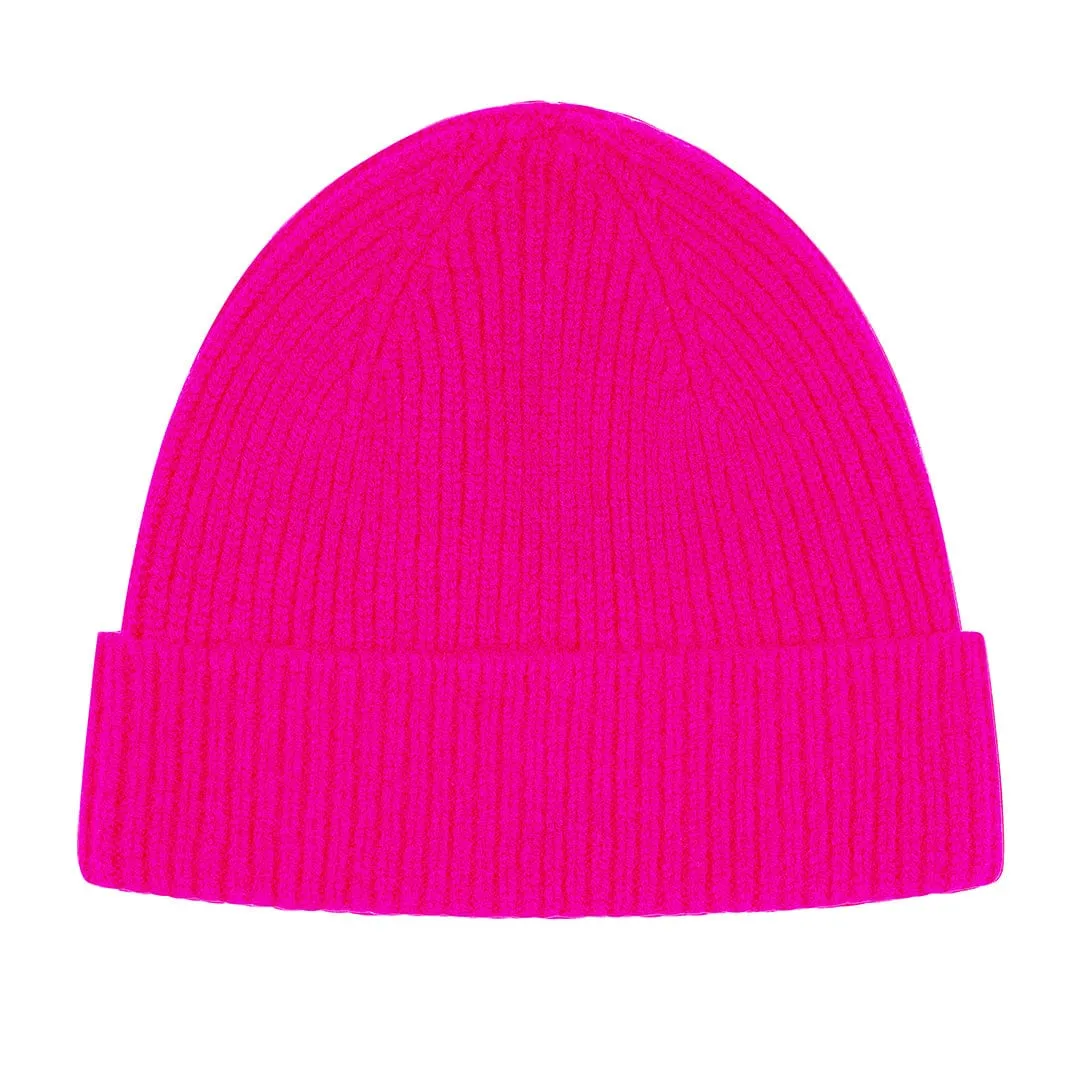 Beanie in Neon Pink