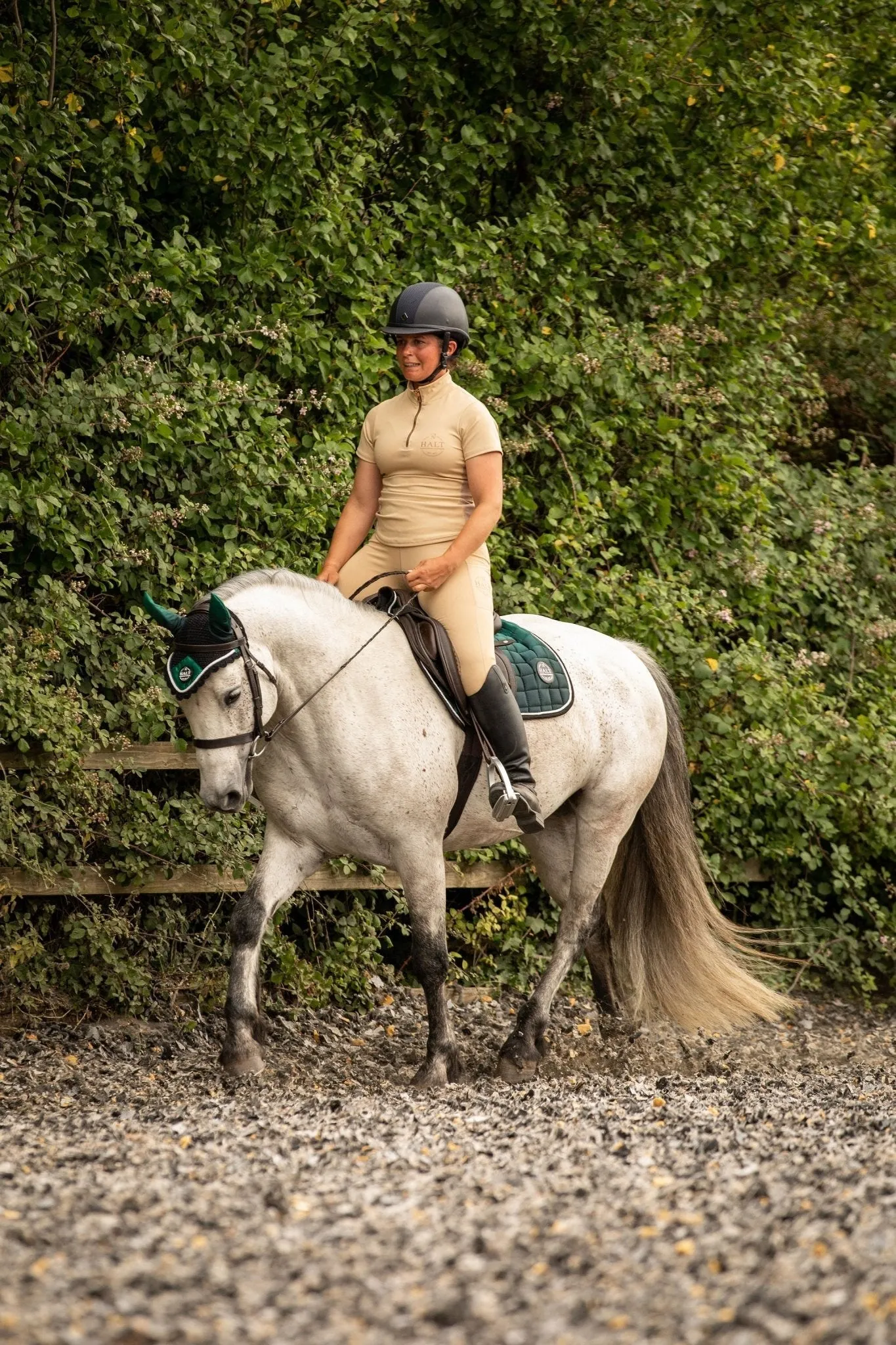 Beige Competition Riding Tights