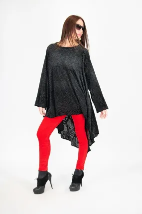 BELINDA Black Velvet Tunic ON SALE