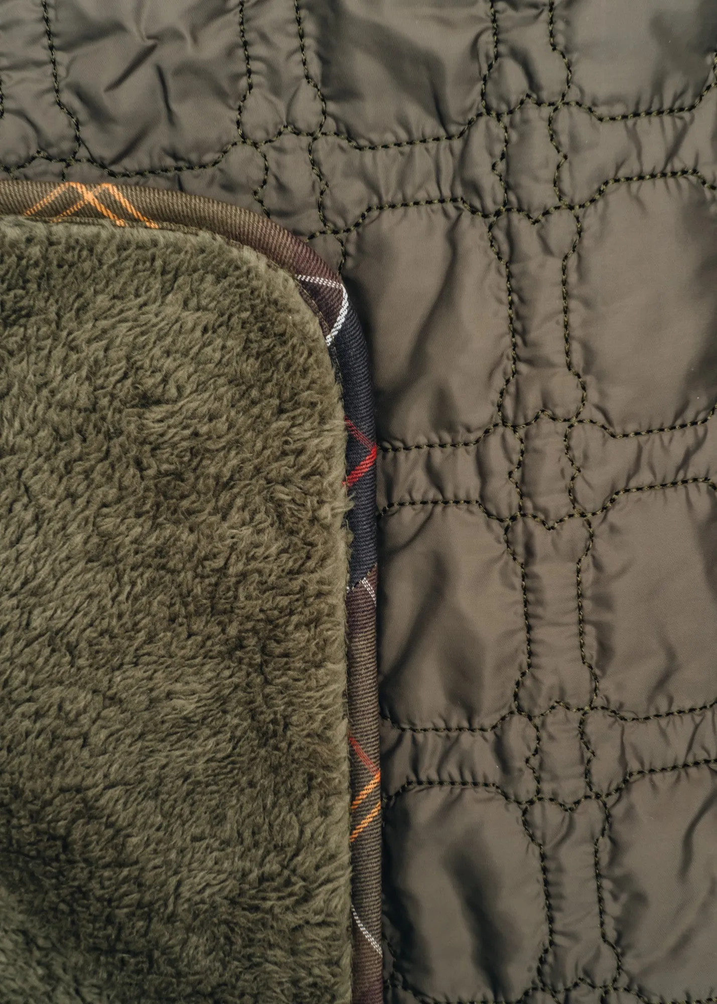 Bone Dog Blanket in Dark Olive