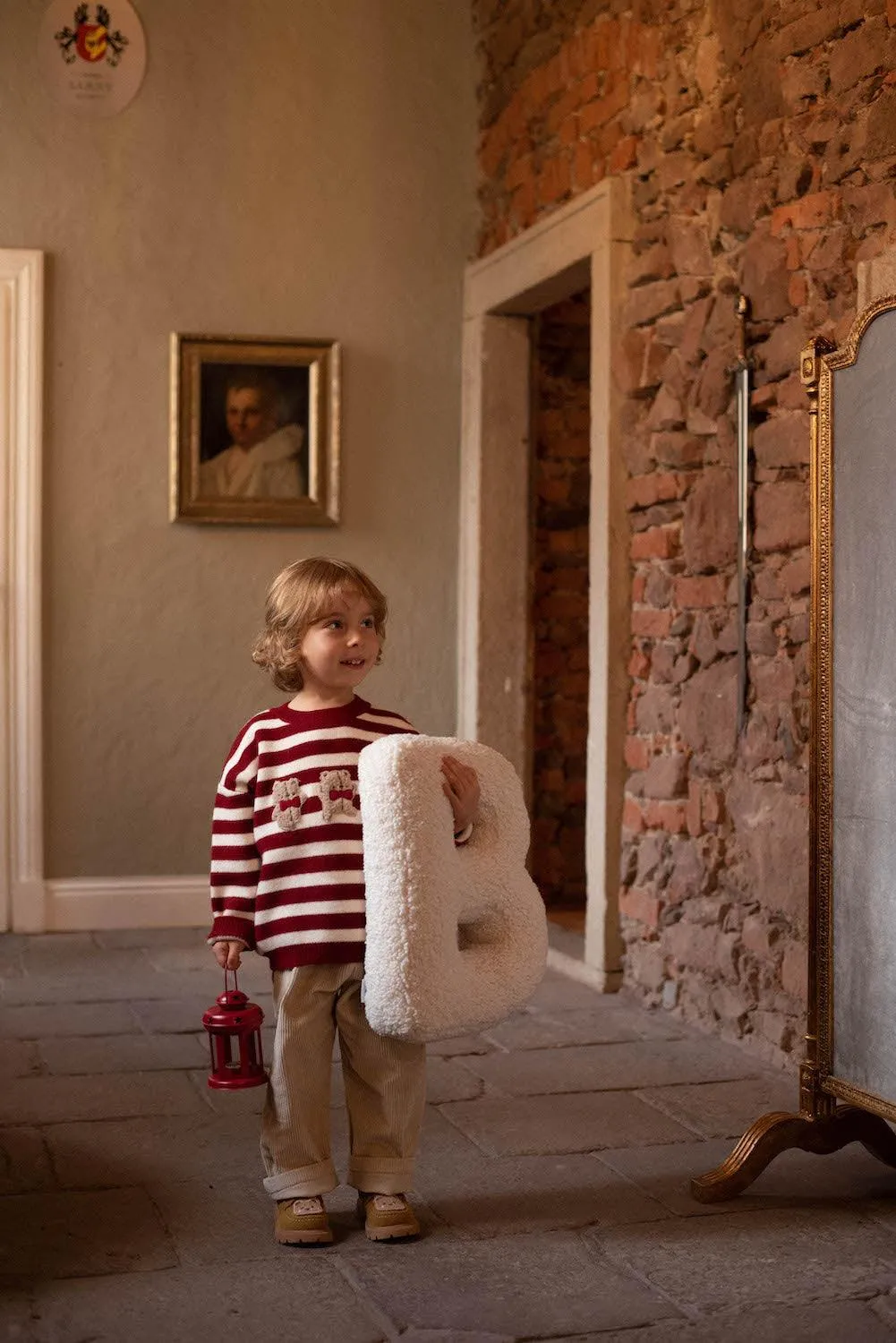 Boucle Letter Cushion & | Teddy Letter Cushion