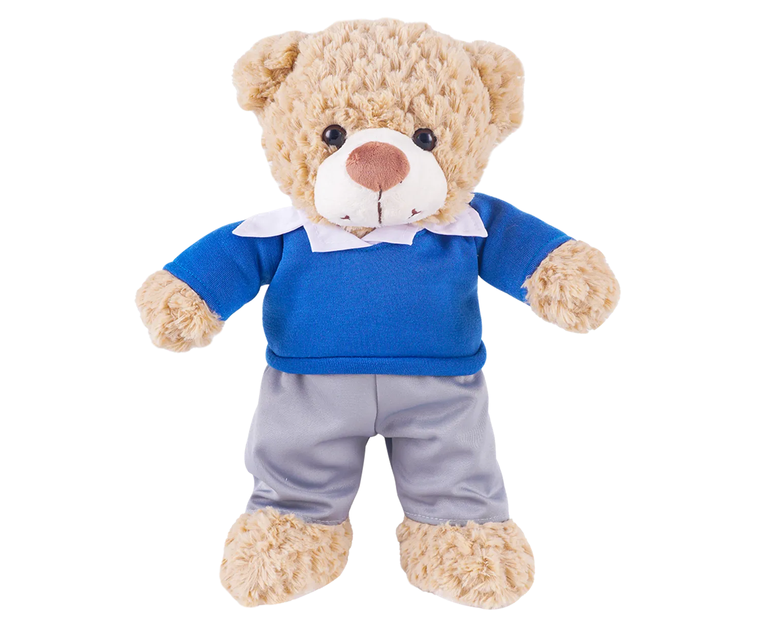 Boys Blue School Uniform Teddy Bear Outfit