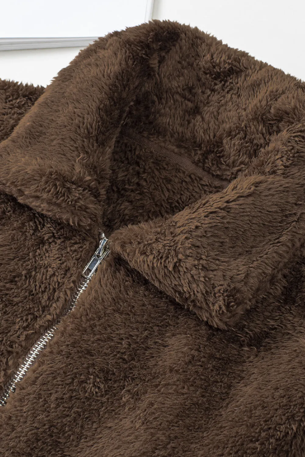 Brown Fleece Coat