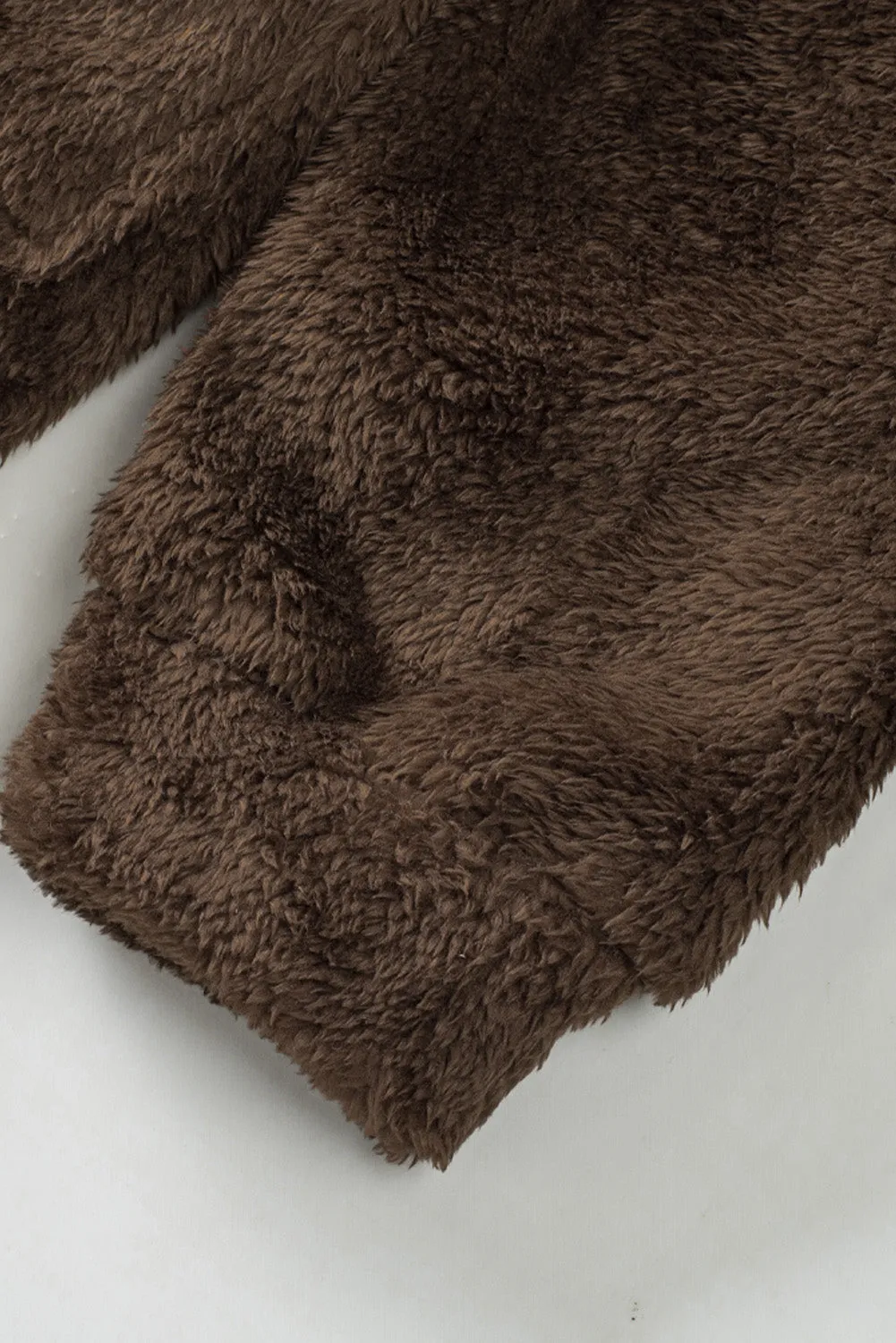 Brown Fleece Coat