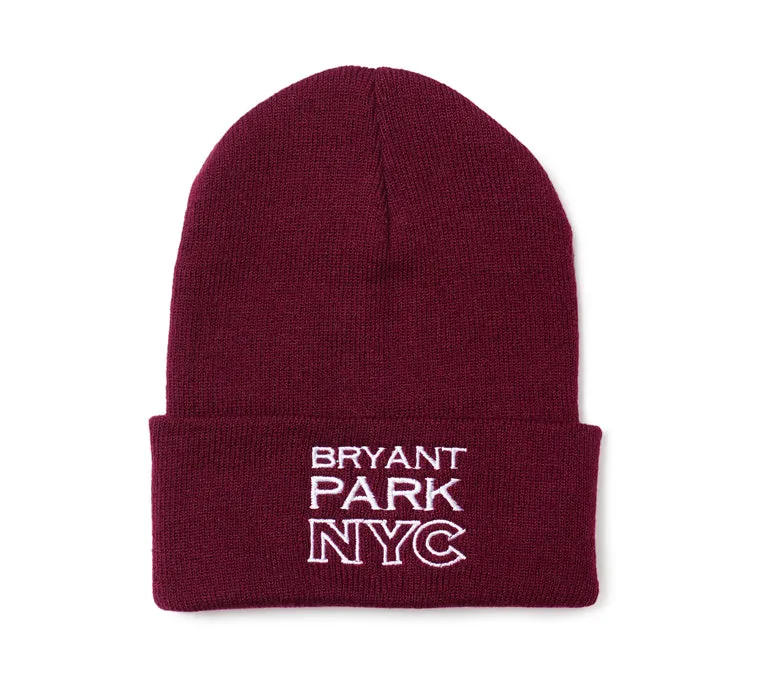 Bryant Park NYC Beanie