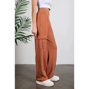 Butter Straight Leg Cargo Pants Desert Sun