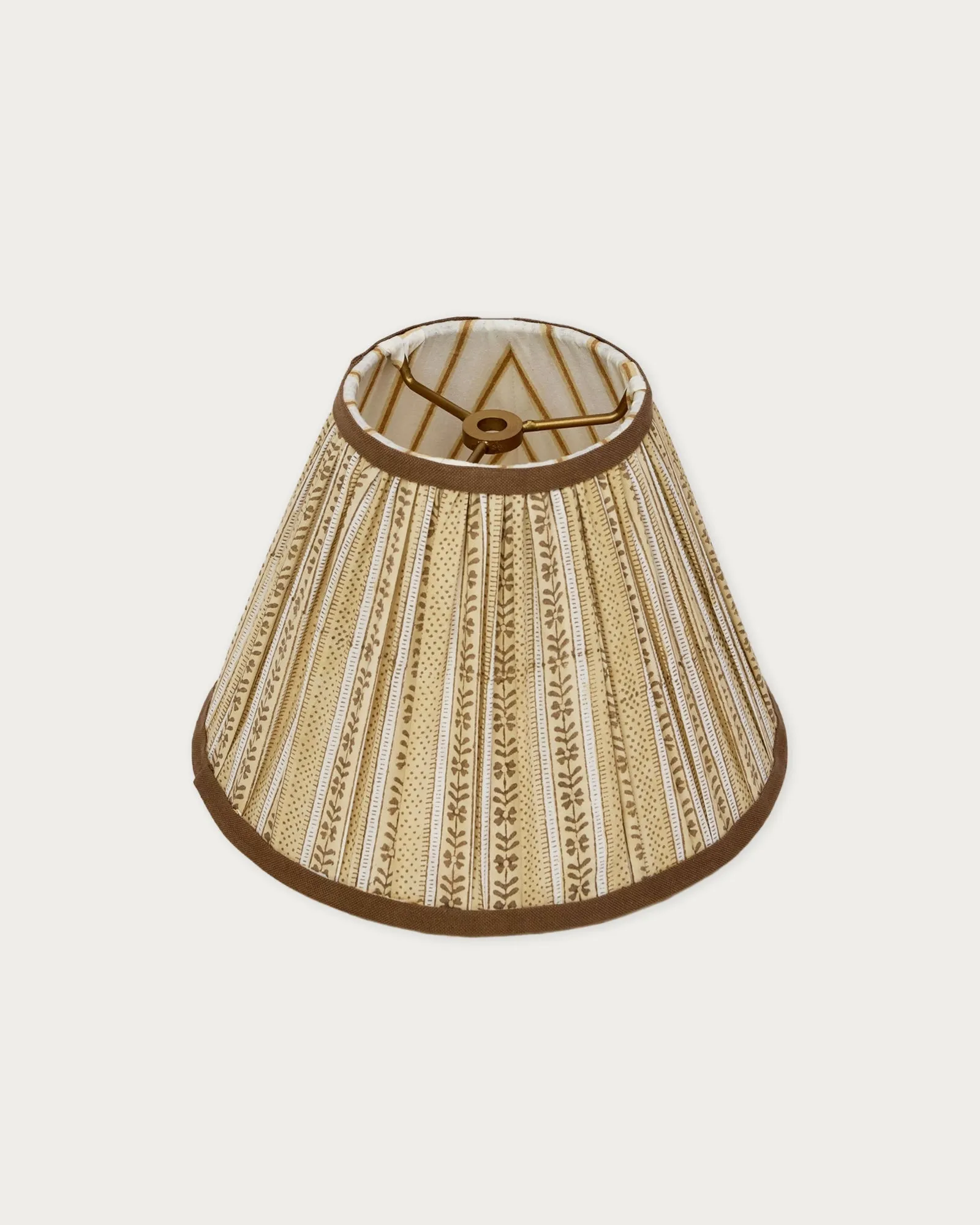 Callier Pleated Block Print Lamp Shade