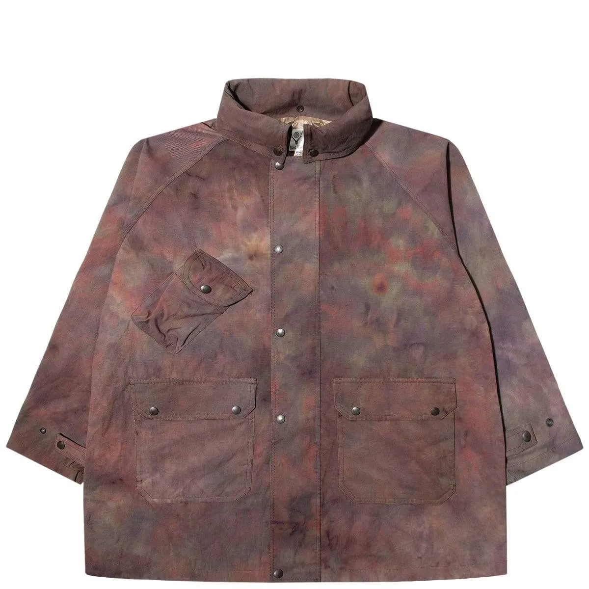 CARMEL COAT - NYLON DOBBY / UNEVEN DYE