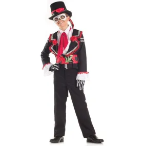 CHILD DAY OF THE DEAD SENOR COSTUME