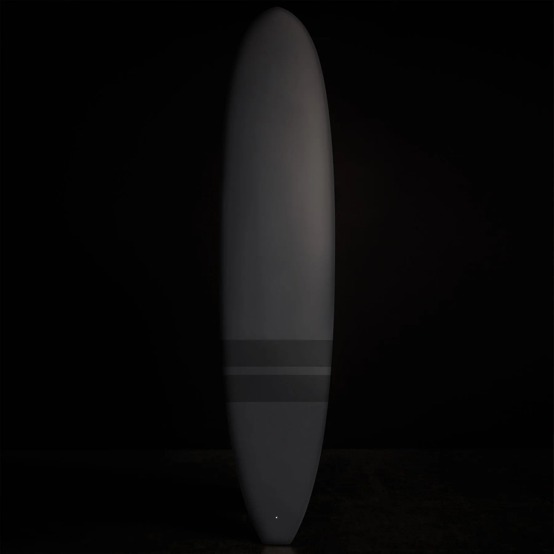 Classic Longboard  7'10" - Matte Black & Black Stripe