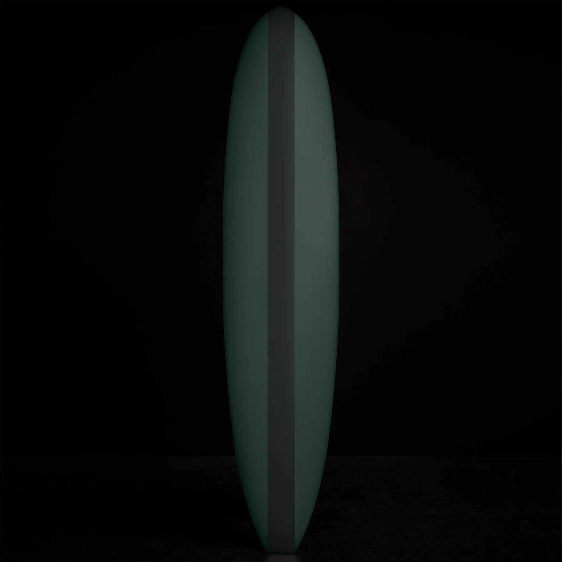 Classic Longboard 7'10" - Matte Green & Tonal Stripe