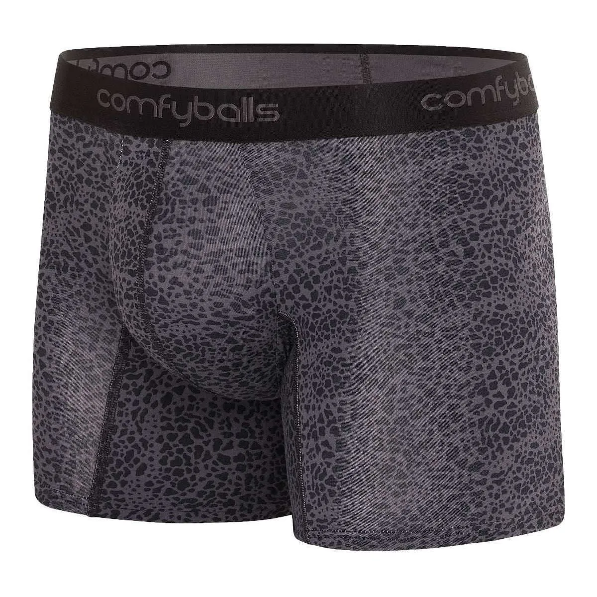 Comfyballs Cotton Long Boxer - Dark Snake Grey