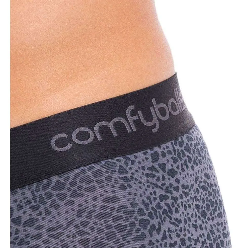 Comfyballs Cotton Long Boxer - Dark Snake Grey