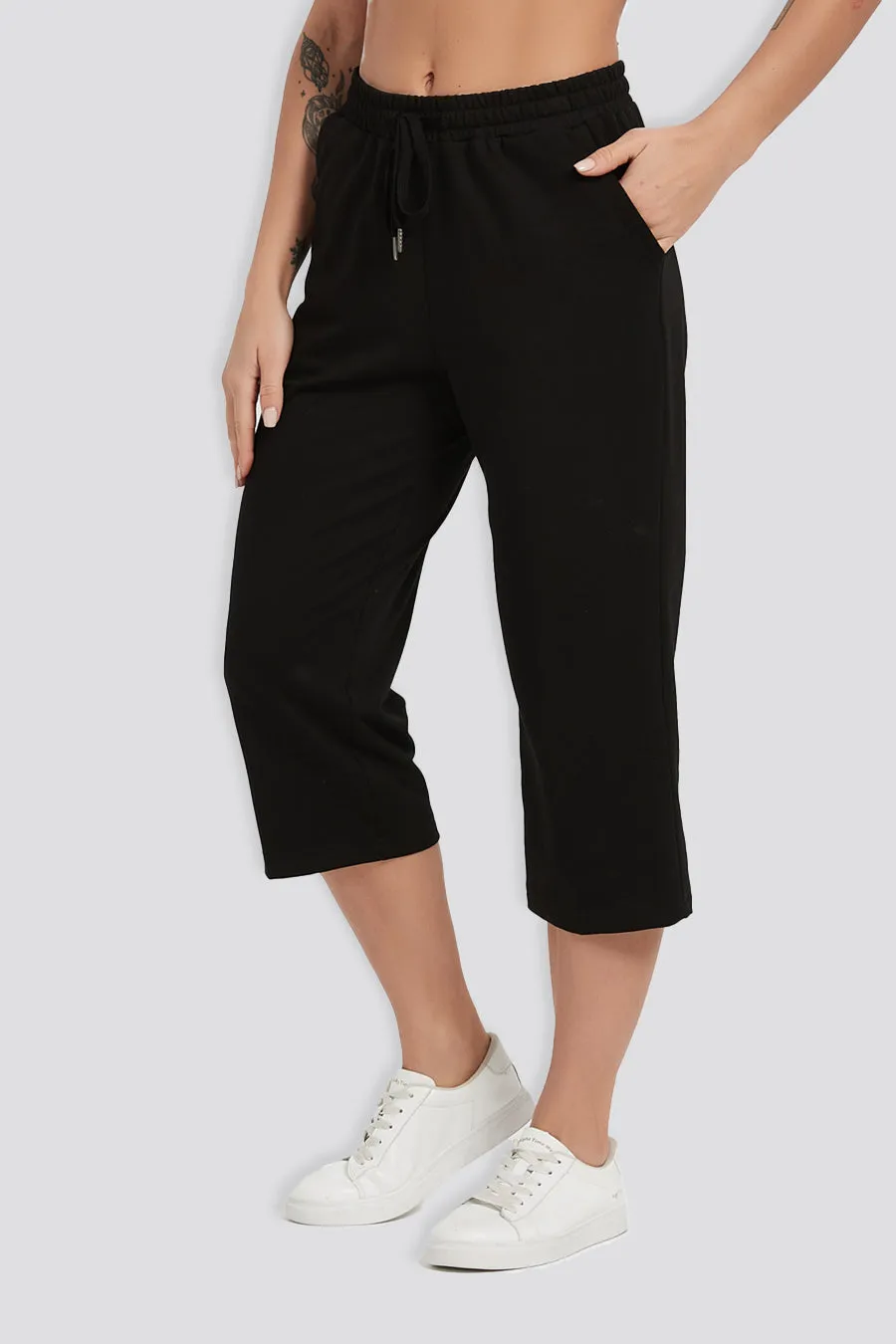 Cotton Capri Sweatpants