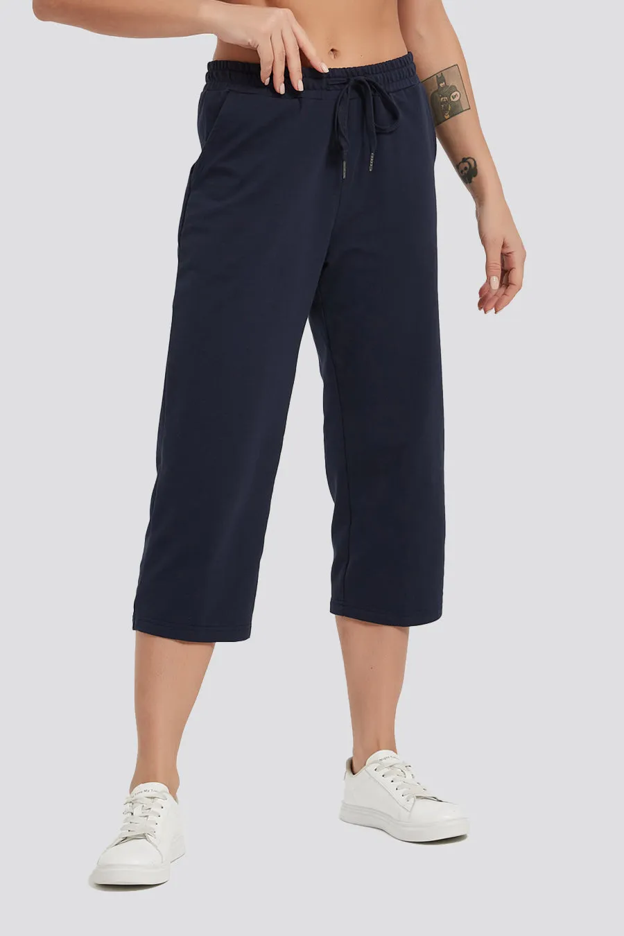 Cotton Capri Sweatpants