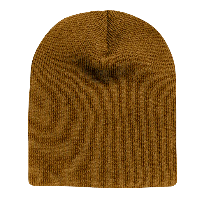 Decky 614 - Acrylic Short Beanie, Knit Cap - CASE Pricing