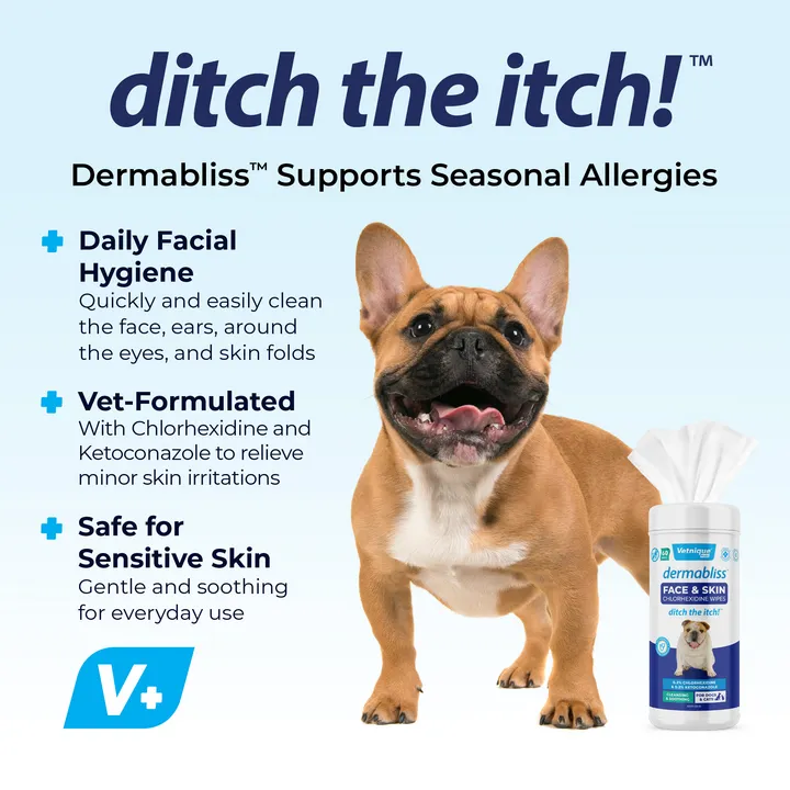 Dermabliss™ Face & Skin Wipes for Dogs