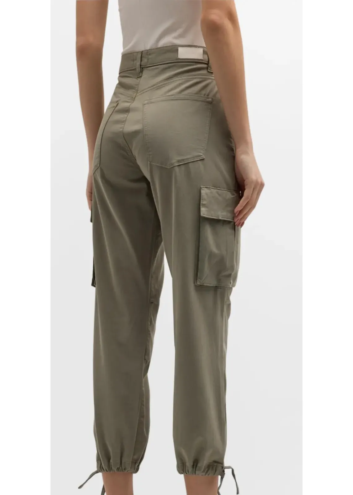 DL1961 Gwen Jogger Cargo- Alpine Green