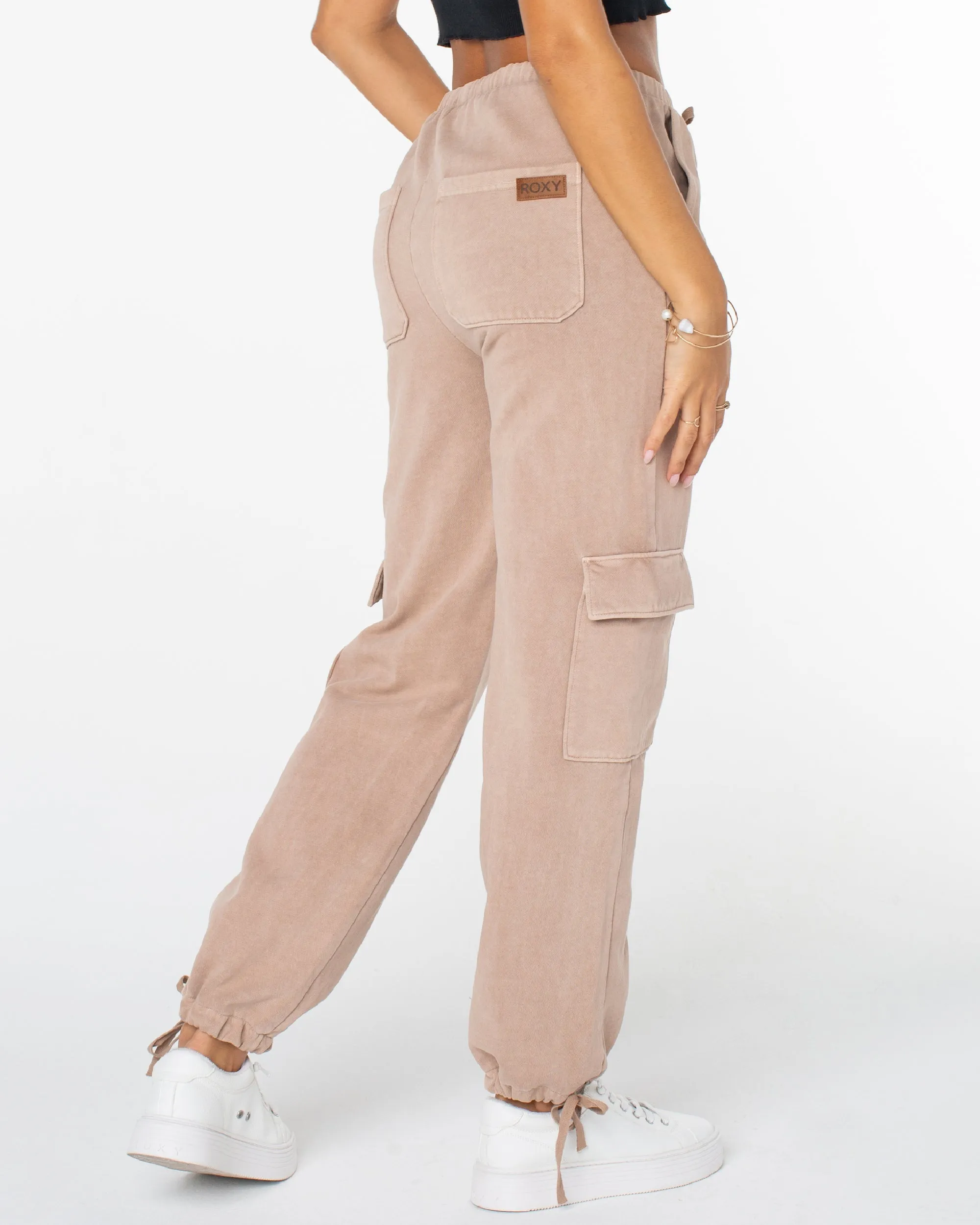 Double Up Cargo Sweatpants - Warm Taupe