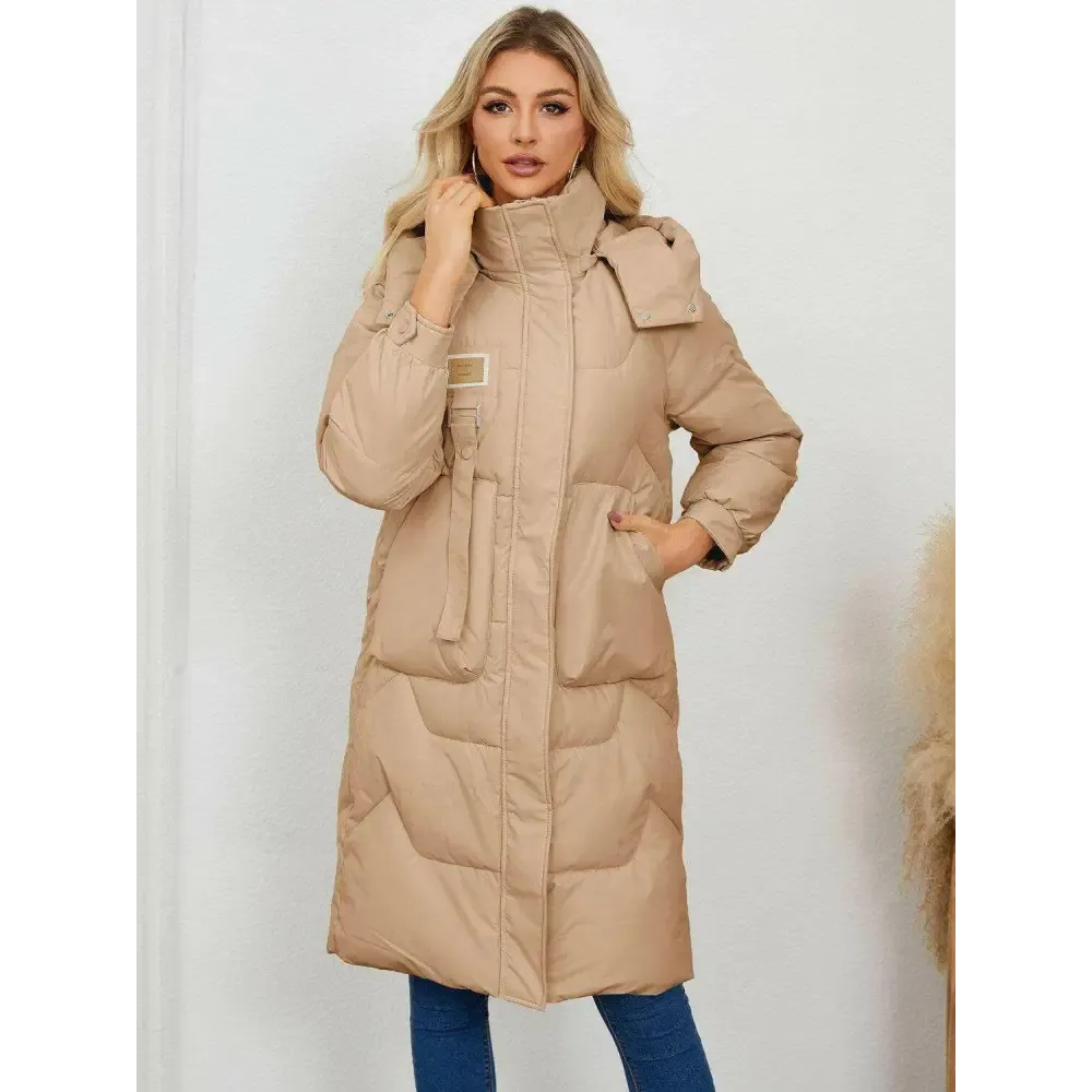 Elevate Your Wardrobe with the Long Sleeve Longline Hooded Coat